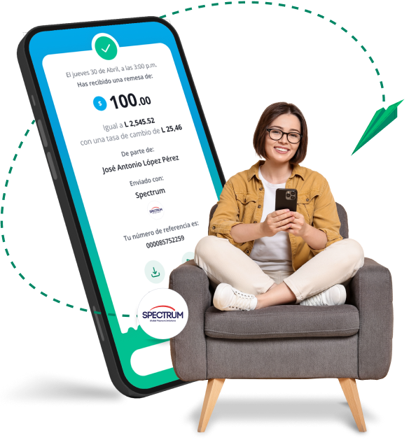 Comprobante de remesa en LAFISE Digital.